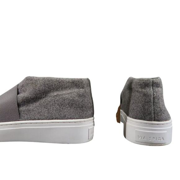 Via Spiga Shoes Womens 5.5 Sneakers Slip On Fashion Sayer Casual Felt Lifestyle - Picture 6 of 15